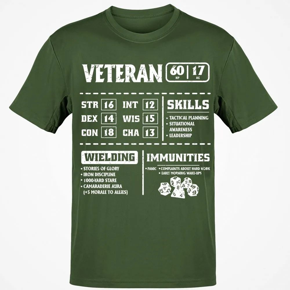Veteran New Ver. Classic Unisex T-Shirt - Military Green - 6