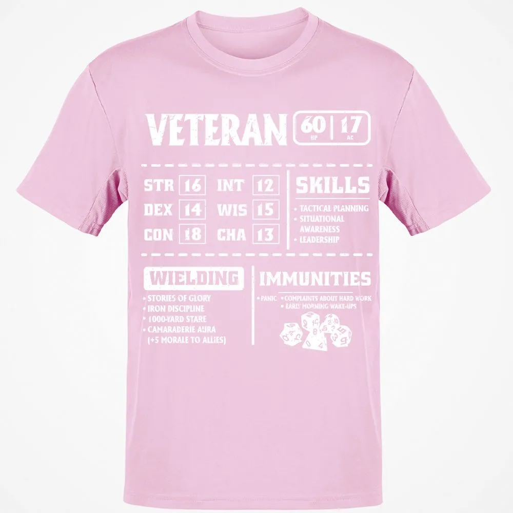 Veteran New Ver. Classic Unisex T-Shirt - Light Pink - 5