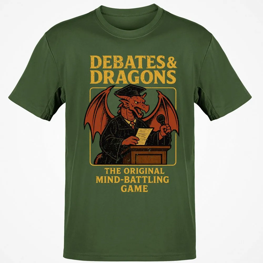 Debates & Dragons Classic Unisex T-Shirt - Military Green - 6