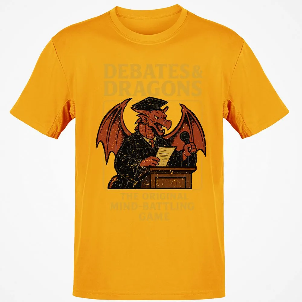 Debates & Dragons Classic Unisex T-Shirt - Gold - 4