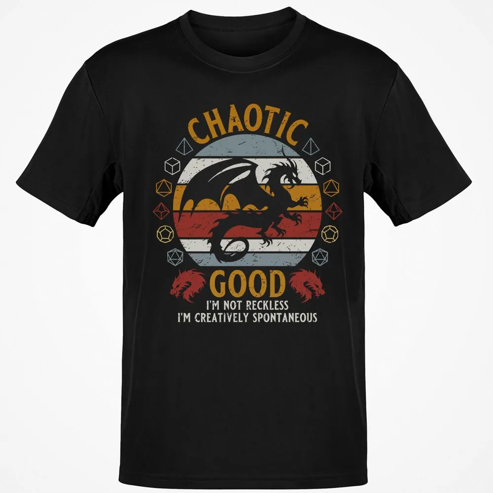 Chaotic Good Classic Unisex T-Shirt - Black - 1