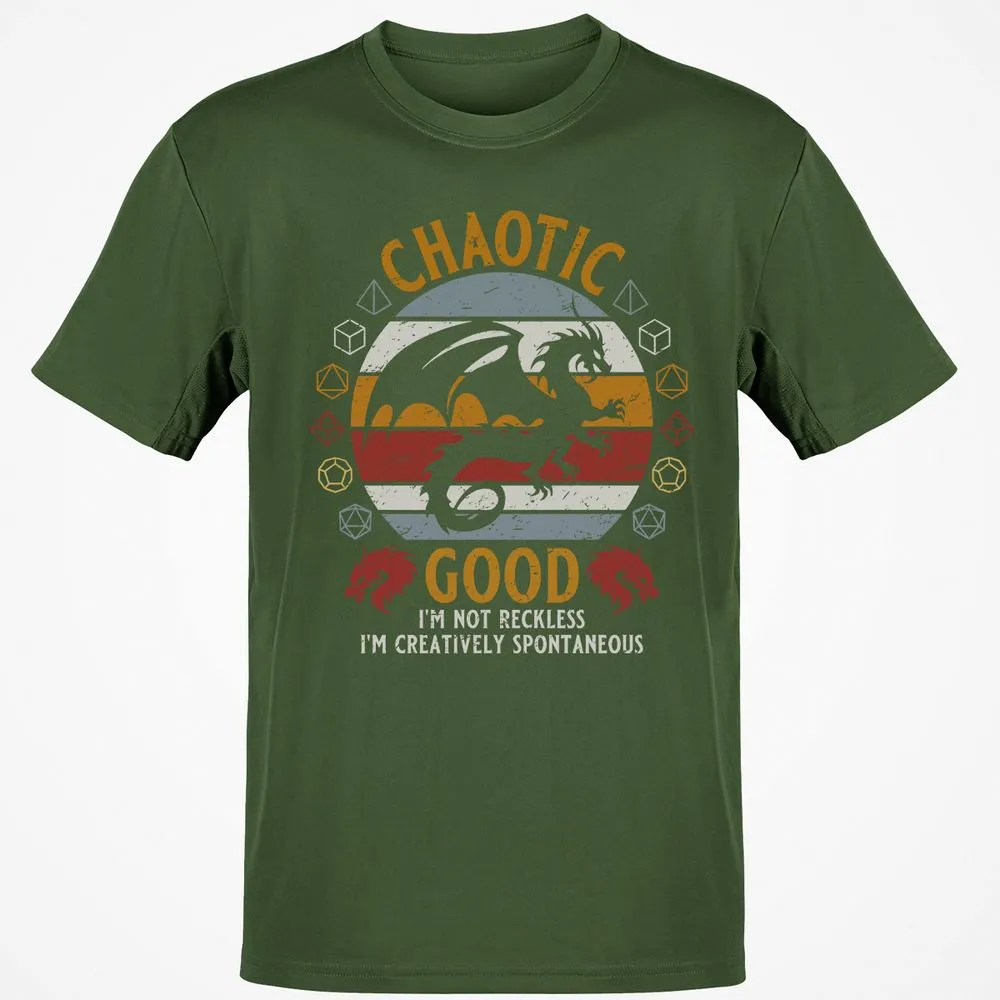 Chaotic Good Classic Unisex T-Shirt - Military Green - 6