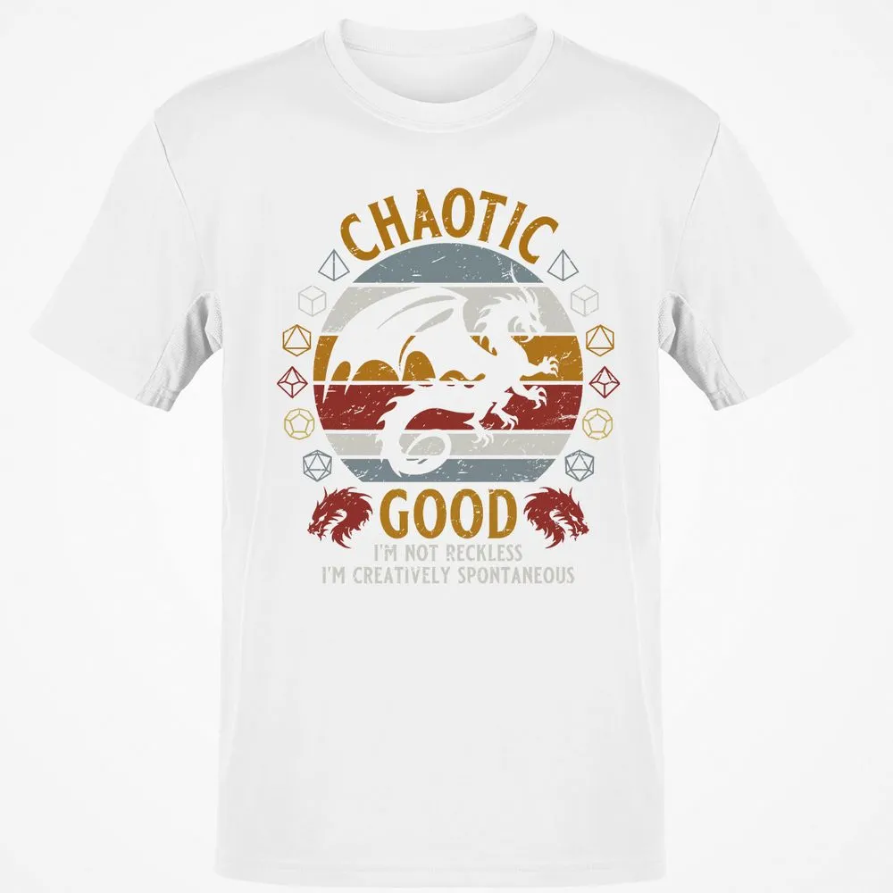 Chaotic Good Classic Unisex T-Shirt - White - 12