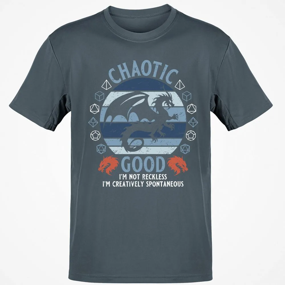 Chaotic Good 2 Classic Unisex T-Shirt - Charcoal - 3