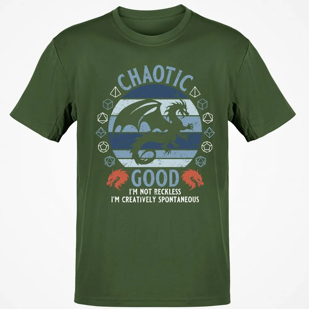Chaotic Good 2 Classic Unisex T-Shirt - Military Green - 6