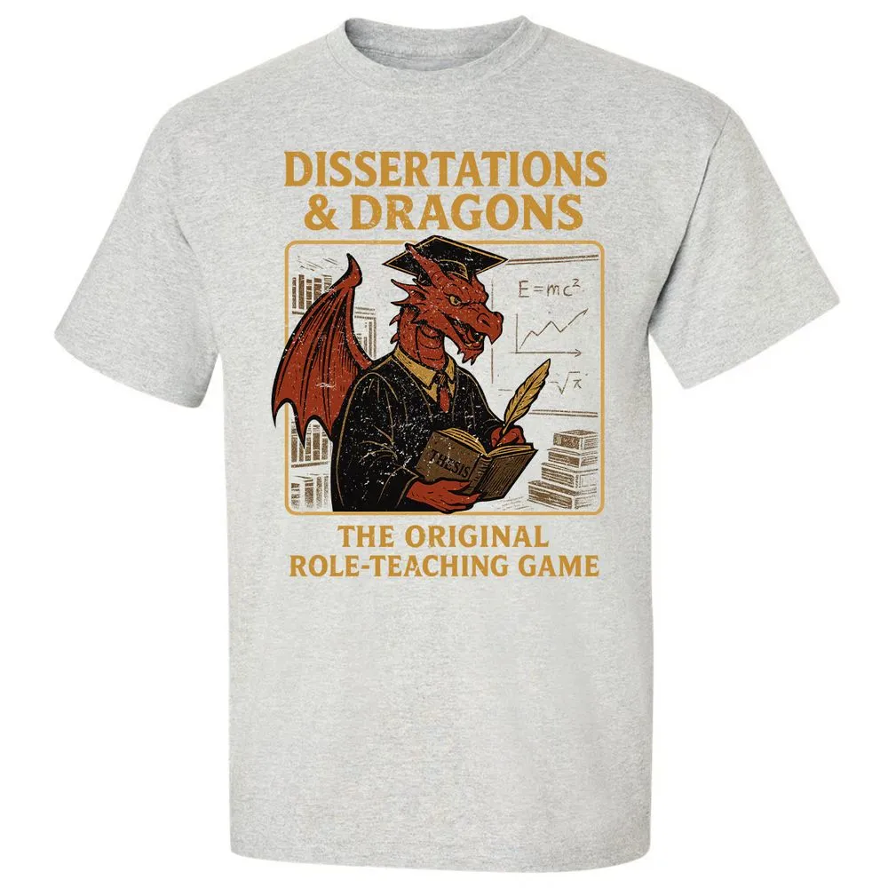 Disserations & Dragons Classic Unisex T-Shirt - Ash - 2