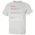 Bassist Stats Classic Unisex T-Shirt - Ash - 2
