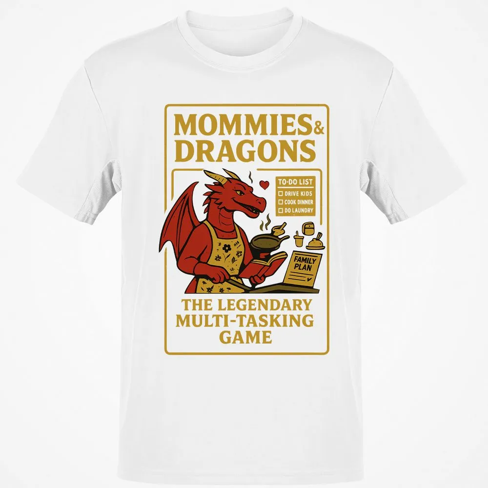 Mommies & Dragons Classic Unisex T-Shirt - White - 12