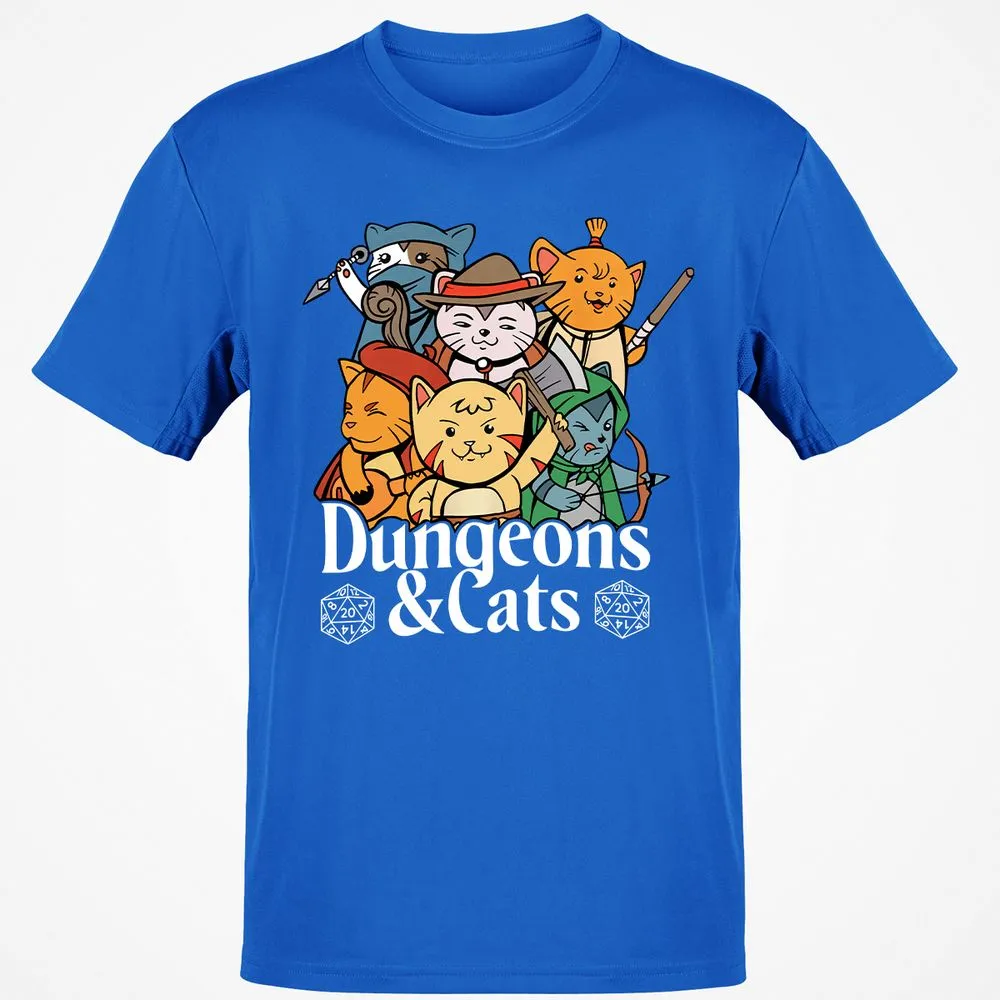 Dungeons & Cats Classic Unisex T-Shirt - Royal - 11