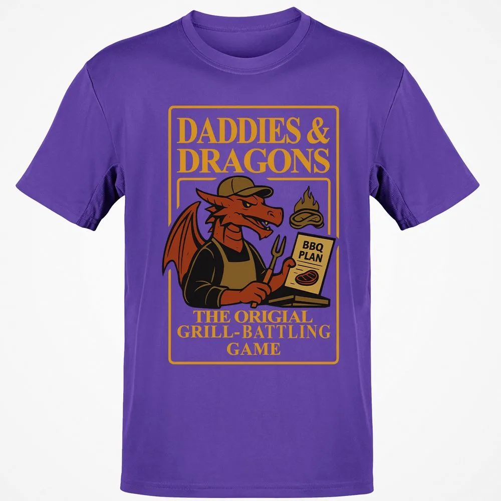 Daddies & Dragons Classic Unisex T-Shirt - Purple - 9