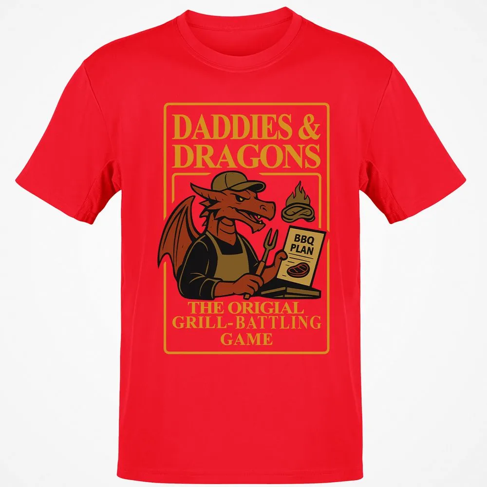 Daddies & Dragons Classic Unisex T-Shirt - Red - 10