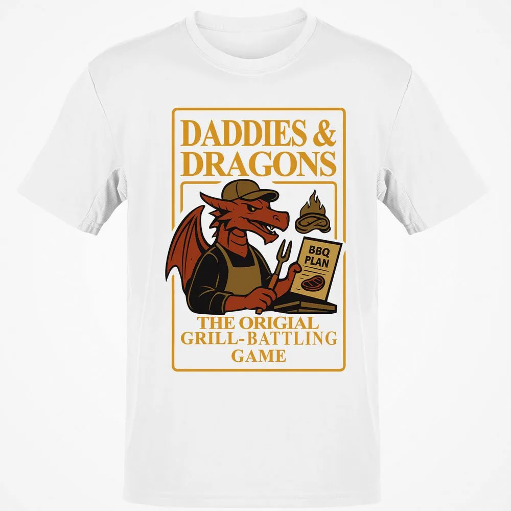 Daddies & Dragons Classic Unisex T-Shirt - White - 12