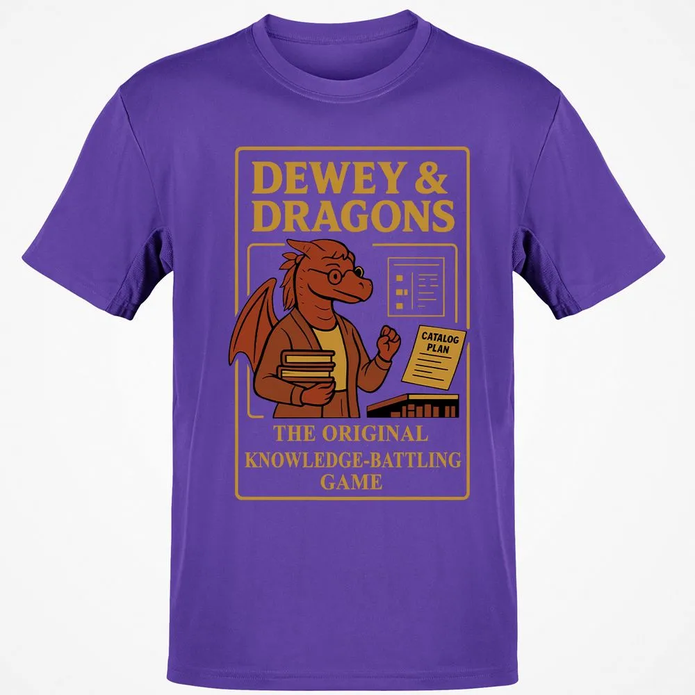 Dewey & Dragons Classic Unisex T-Shirt - Purple - 9