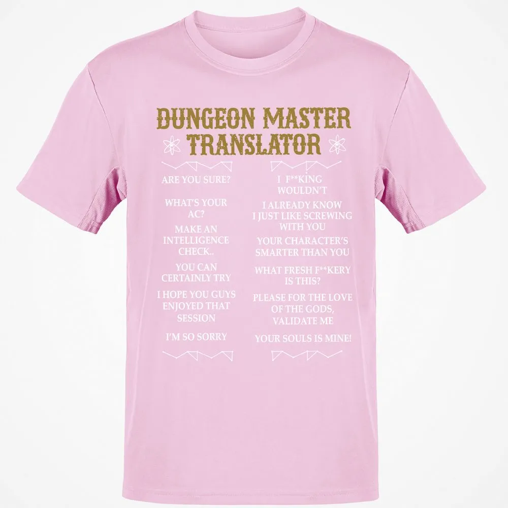 Dungeon Master Translator Classic Unisex T-Shirt - Light Pink - 5