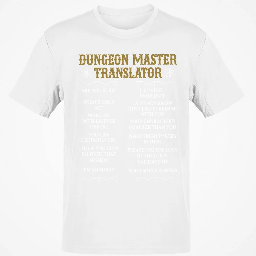 Dungeon Master Translator Classic Unisex T-Shirt - White - 12
