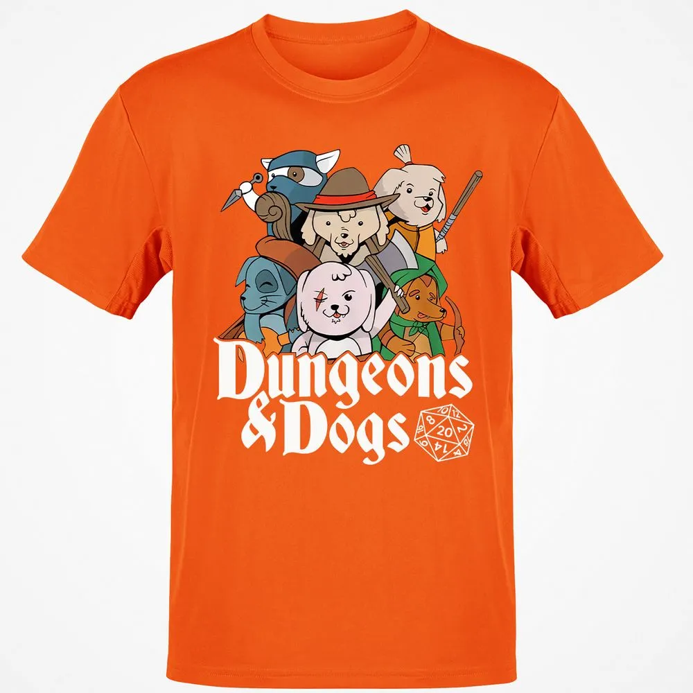 Dungeons & Dogs Classic Unisex T-Shirt - Orange - 8
