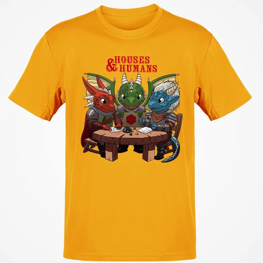 Houses & Humans Classic Unisex T-Shirt - Gold - 4