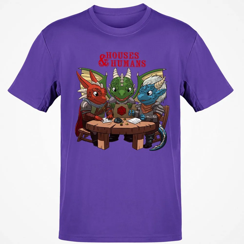 Houses & Humans Classic Unisex T-Shirt - Purple - 9