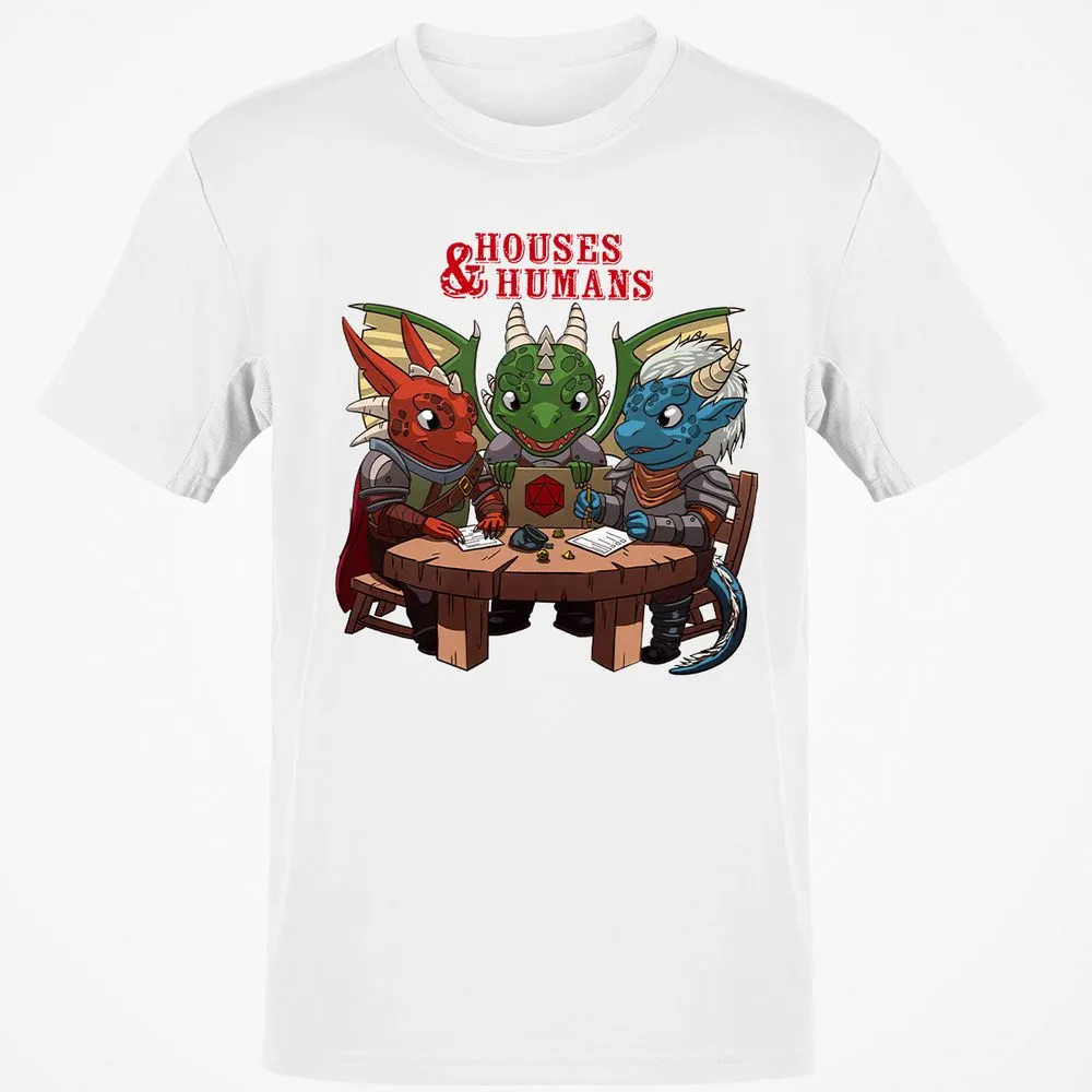 Houses & Humans Classic Unisex T-Shirt - White - 12