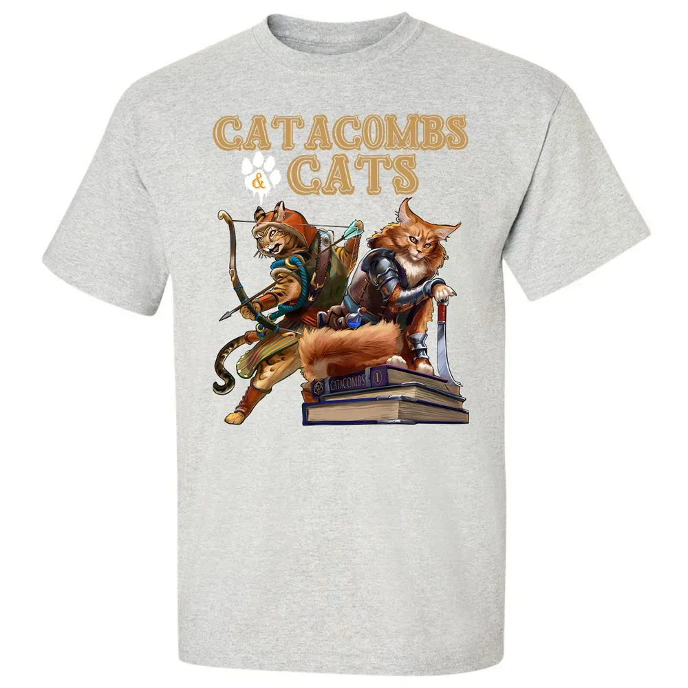 Catacombs & Cats Classic Unisex T-Shirt - Ash - 2