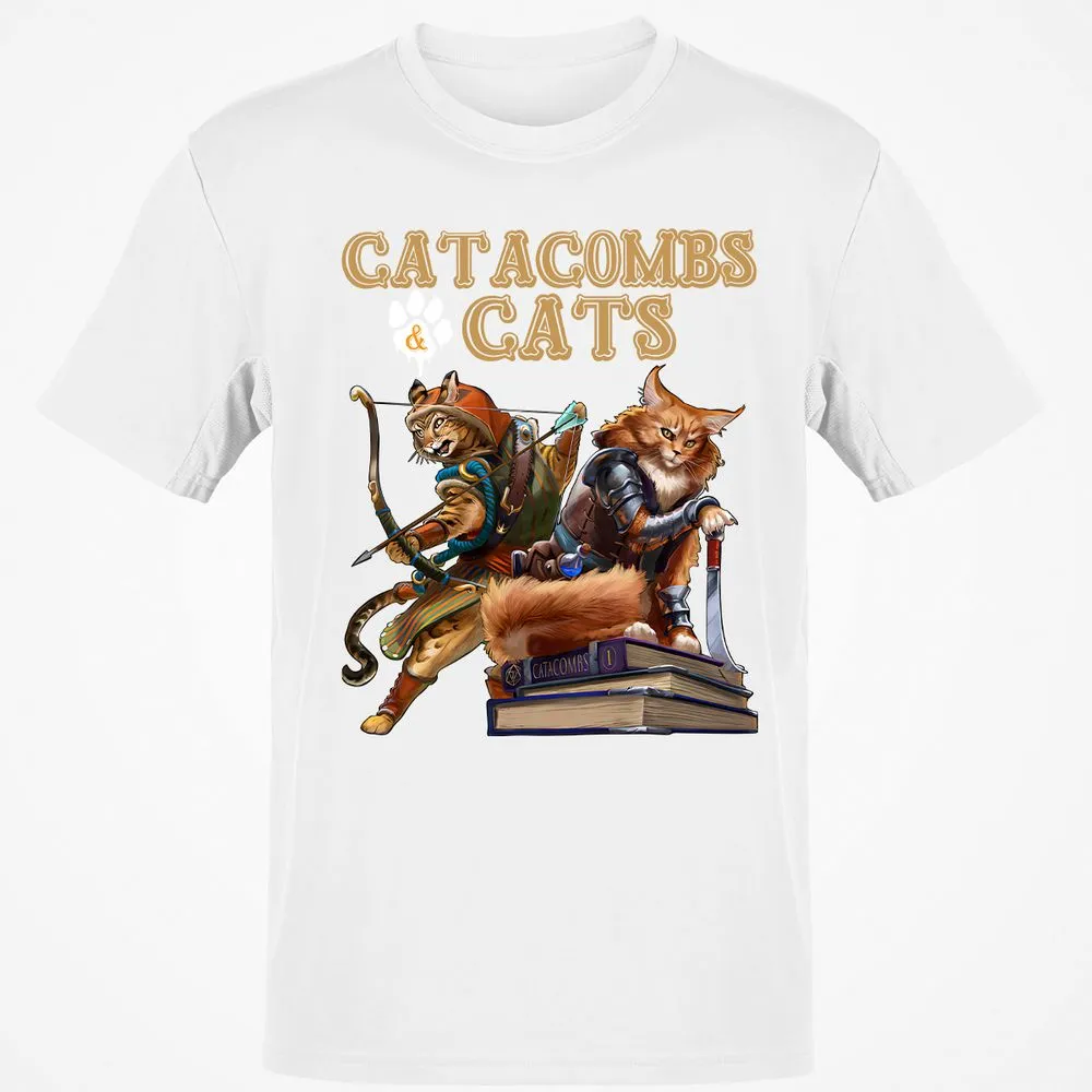 Catacombs & Cats Classic Unisex T-Shirt - White - 12