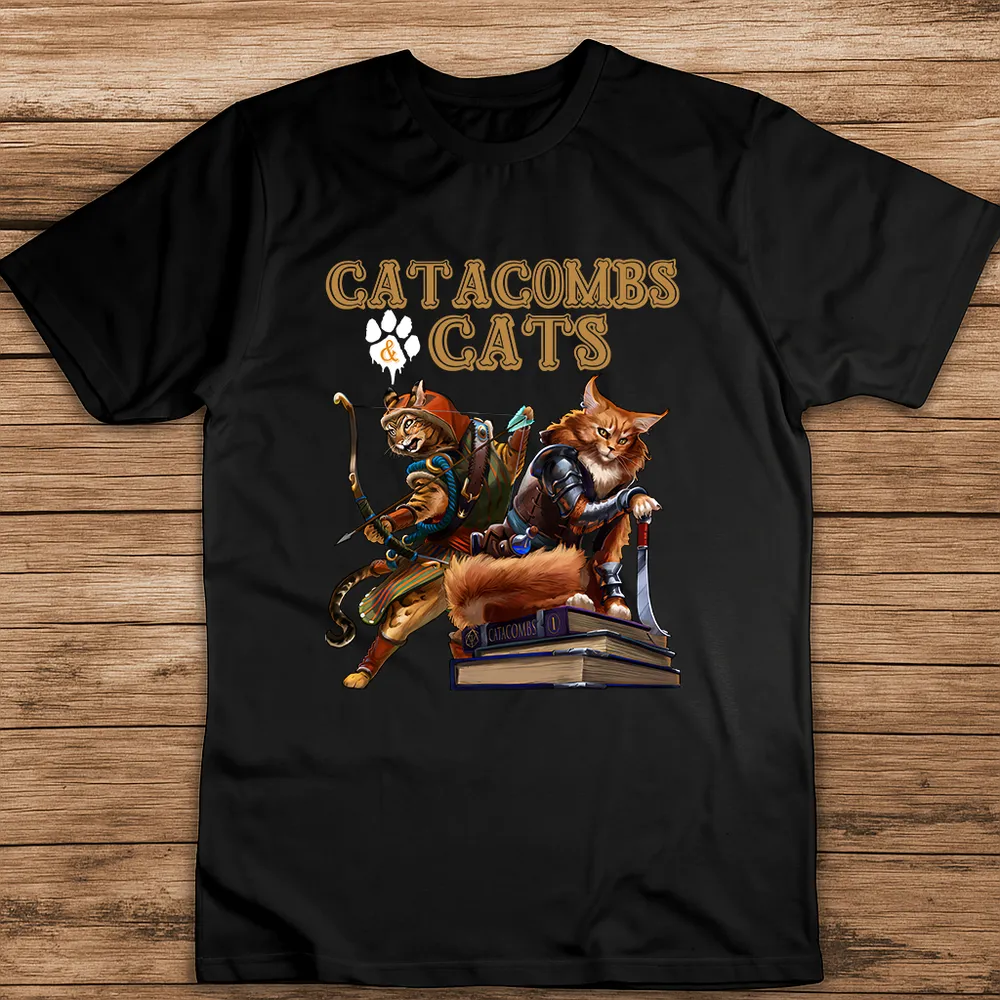 Catacombs & Cats Classic Unisex T-Shirt - 1