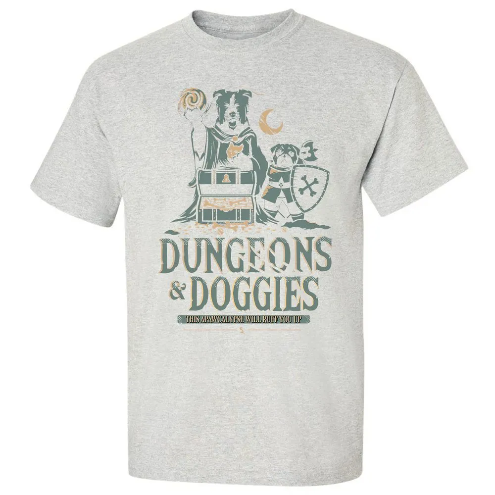Dungeons & Doggies Classic Unisex T-Shirt - Ash - 2