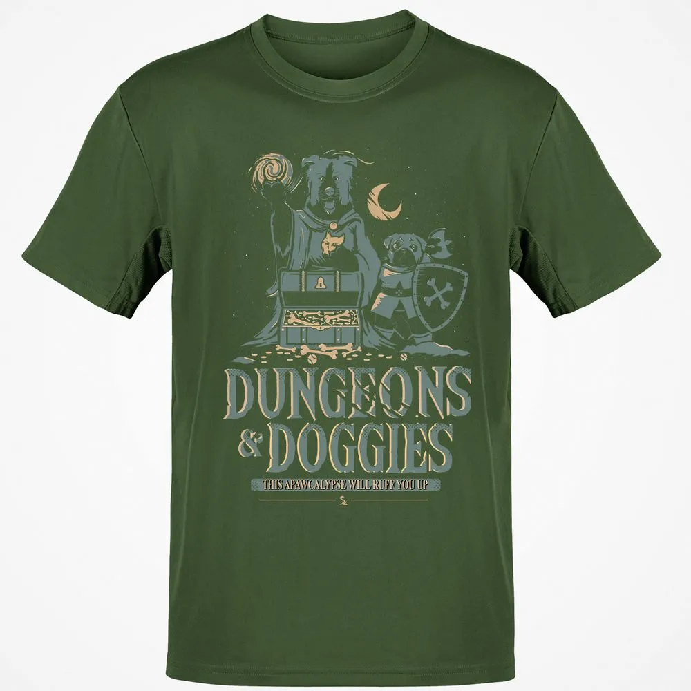 Dungeons & Doggies Classic Unisex T-Shirt - Military Green - 6