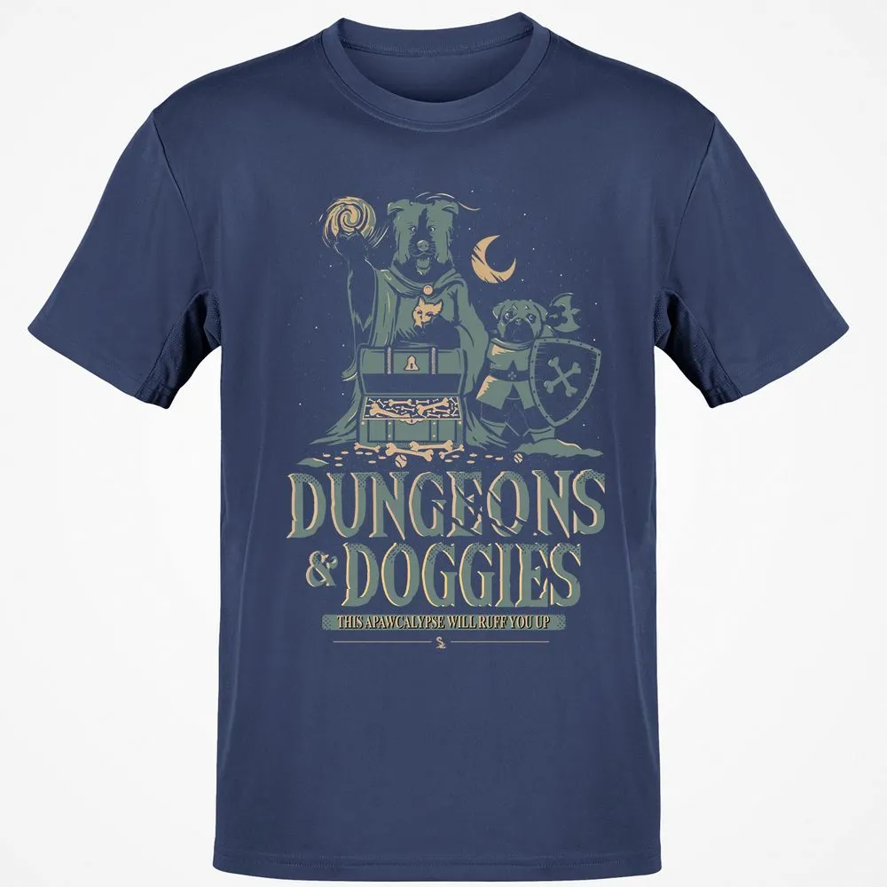 Dungeons & Doggies Classic Unisex T-Shirt - Navy - 7