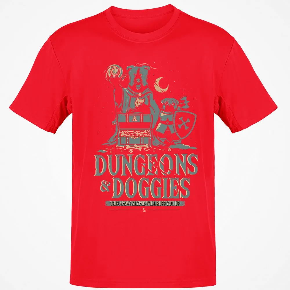Dungeons & Doggies Classic Unisex T-Shirt - Red - 10