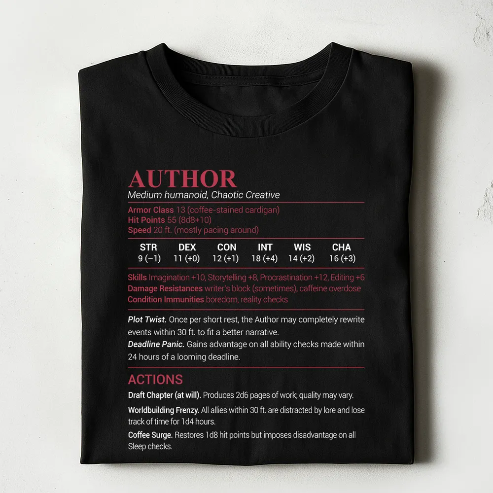 Author Classic Unisex T-Shirt - 1