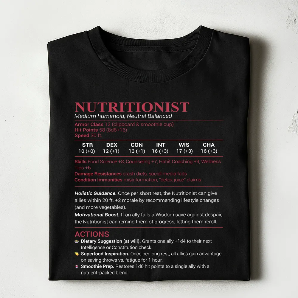 Nutritionist Classic Unisex T-Shirt - 1