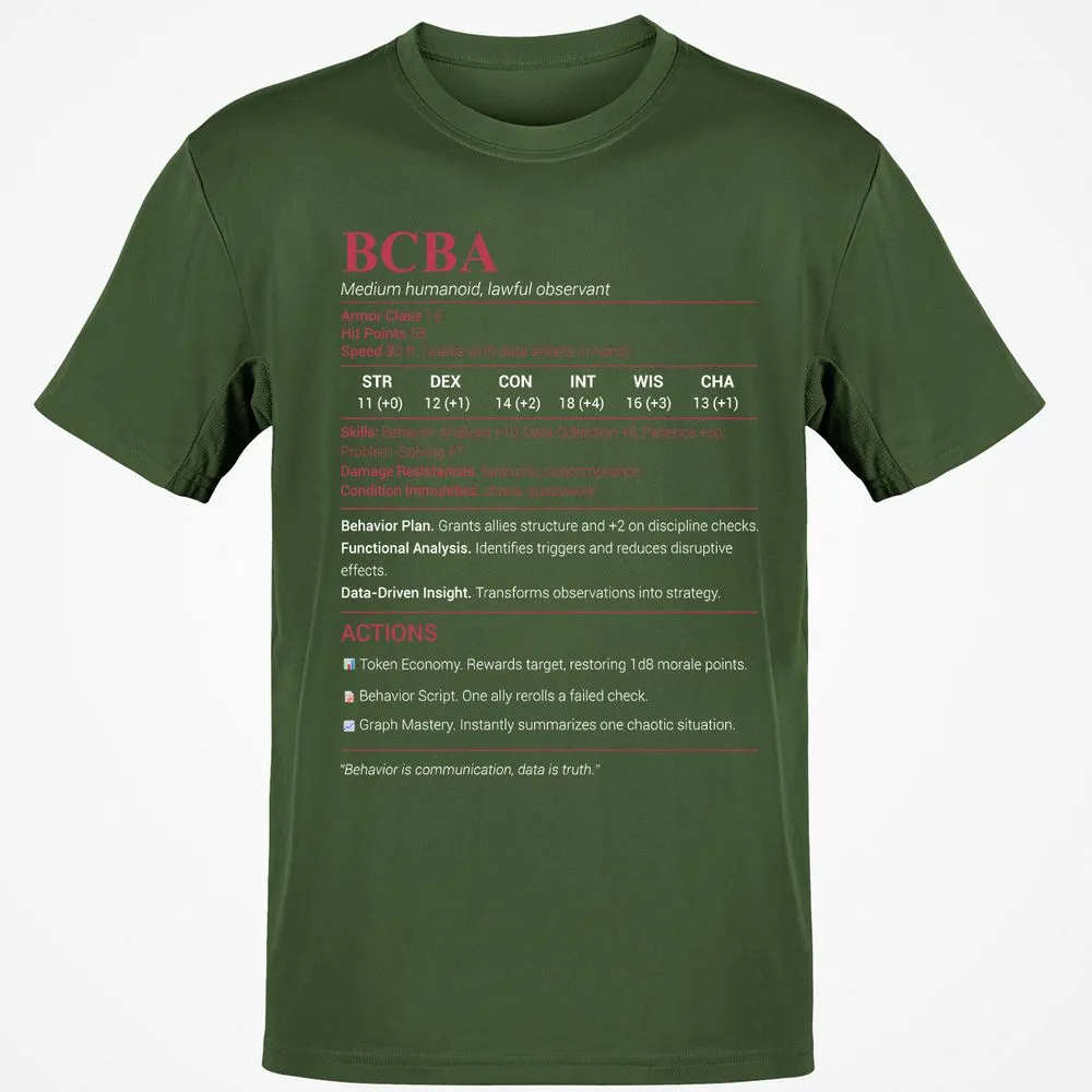 BCBA Classic Unisex T-Shirt - Military Green - 6