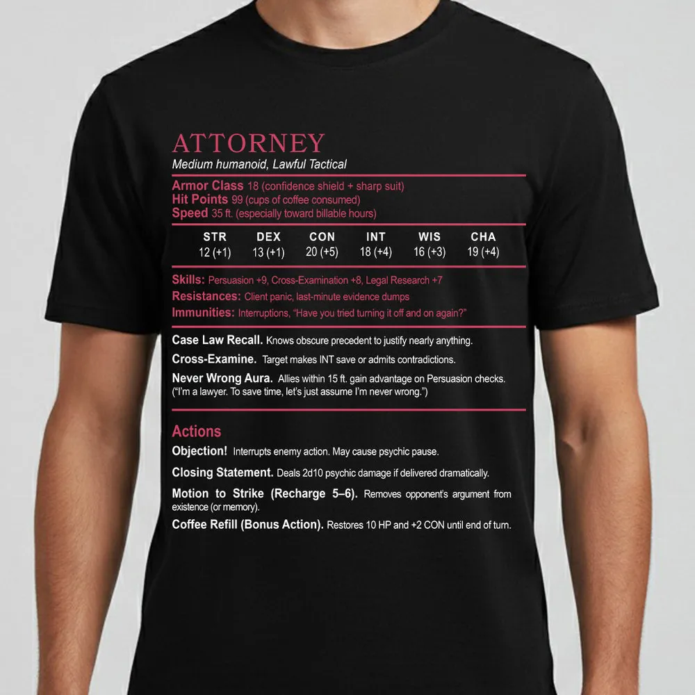 Attorney Classic Unisex T-Shirt - 1