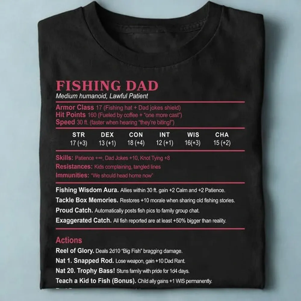 FISHING DAD Classic Unisex T-Shirt - 1