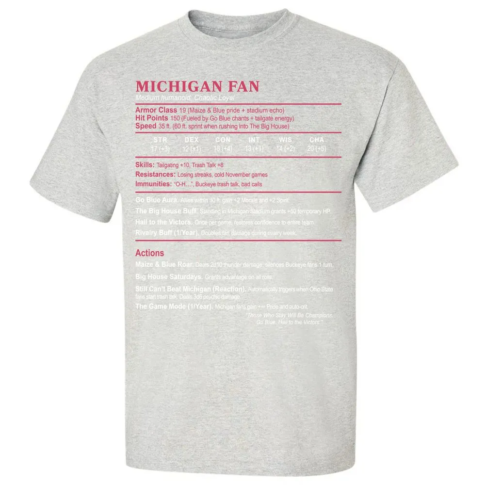 MICHIGAN FAN Classic Unisex T-Shirt - Ash - 2