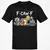 F-CAW-F Adventuring party Classic Unisex T-Shirt - Black - 1