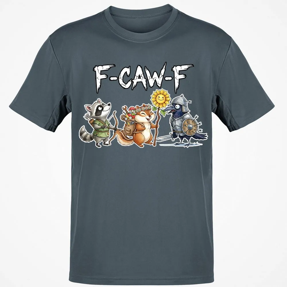 F-CAW-F Adventuring party Classic Unisex T-Shirt - Charcoal - 3