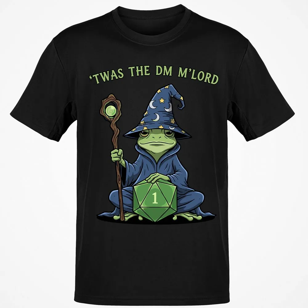 Twas the DM M’lord Classic Unisex T-Shirt - Black - 1