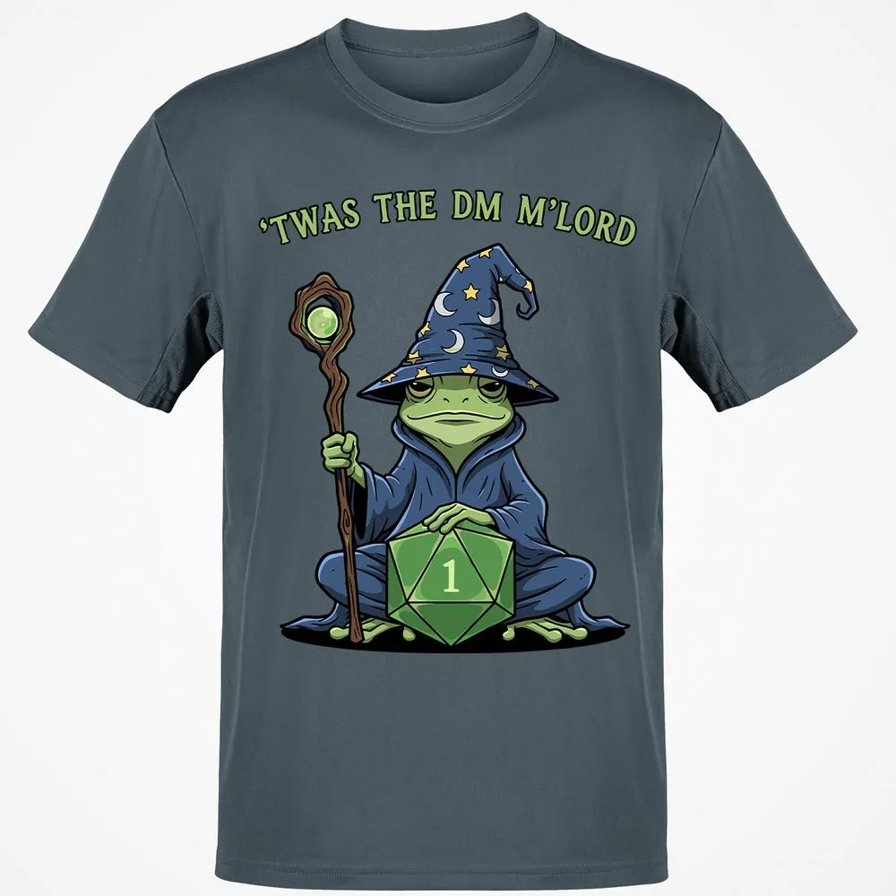 Twas the DM M’lord Classic Unisex T-Shirt - Charcoal - 3