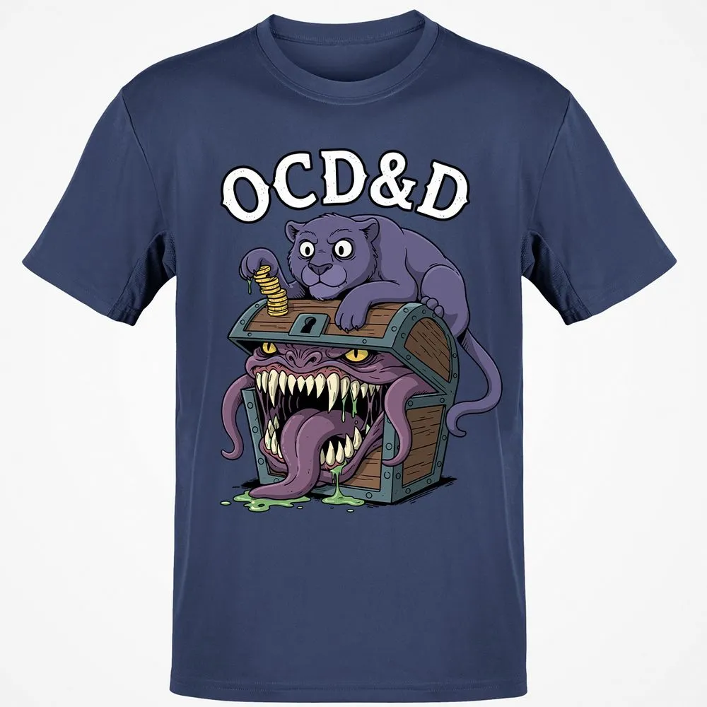 OCD&D Classic Unisex T-Shirt - Navy - 7