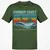 FUNRUN COAST Classic Unisex T-Shirt - Military Green - 6