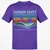 FUNRUN COAST Classic Unisex T-Shirt - Purple - 9