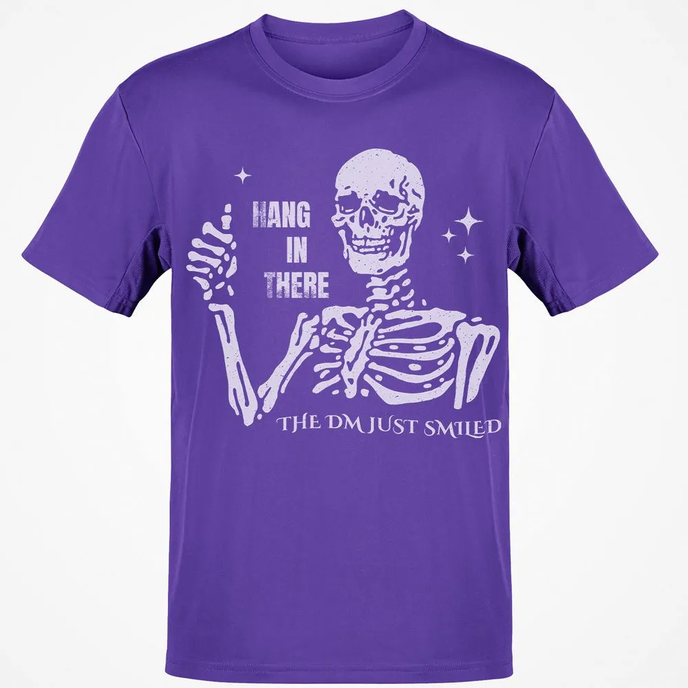 Hang In There – The DM Just Smiled Skeleton - Purple - 9