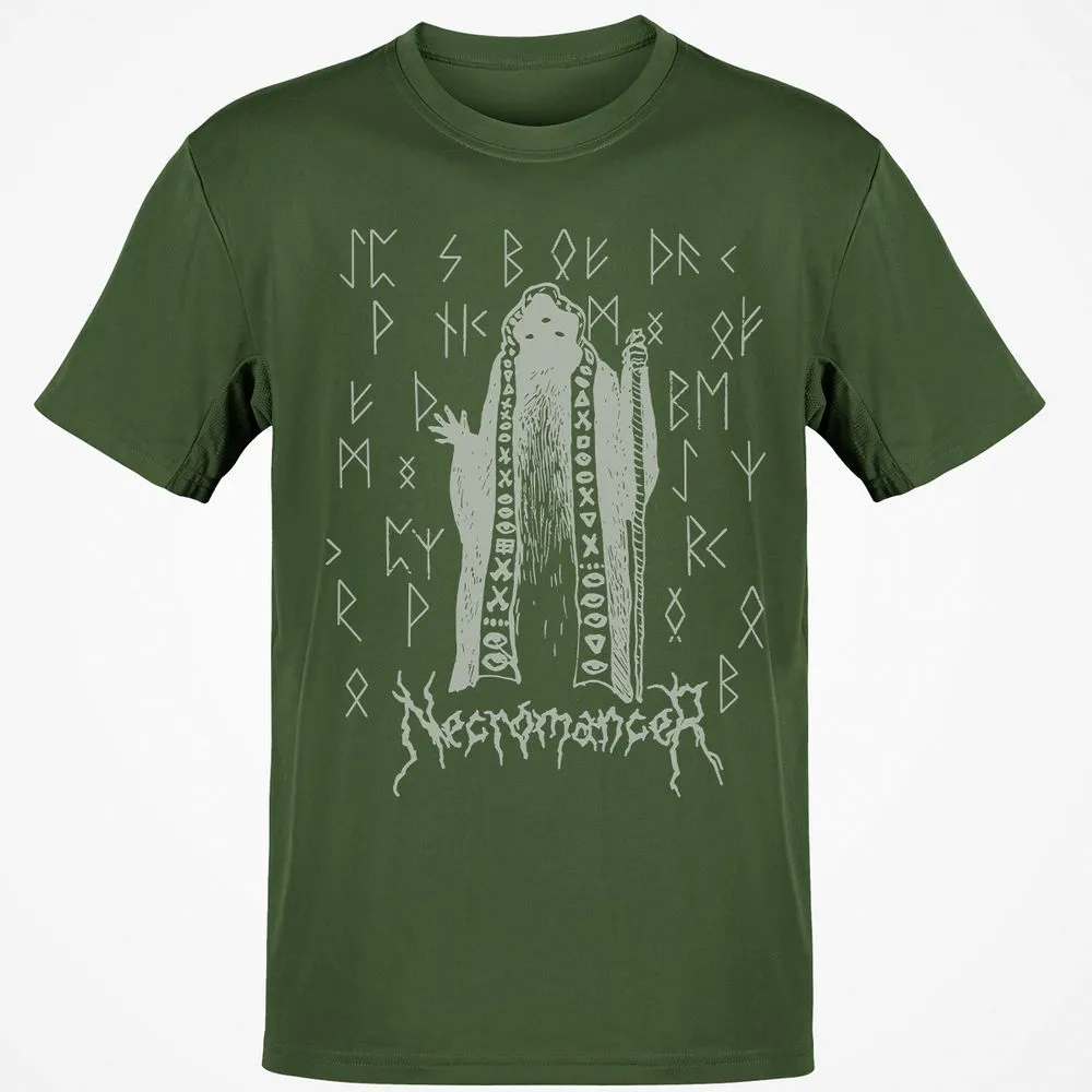 Necromancer Gothic RPG Classic Unisex T-Shirt - Military Green - 6
