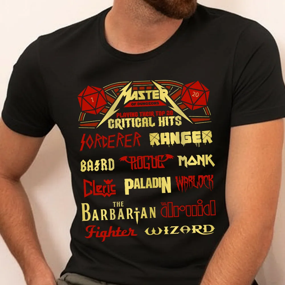 Master of Dungeons Festival – Critical Hits RPG2 Classic Unisex T-Shirt - 1