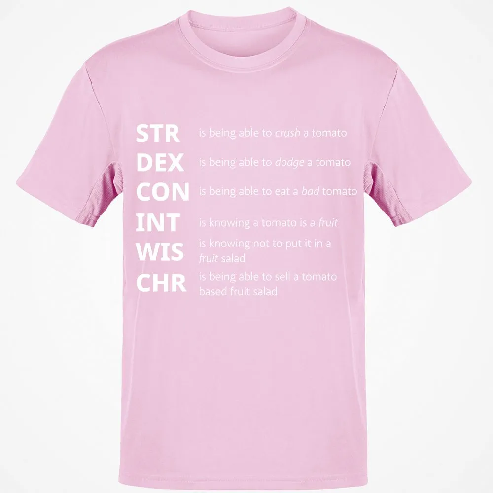 Tomato Stats – RPG Meme Edition - Light Pink - 5