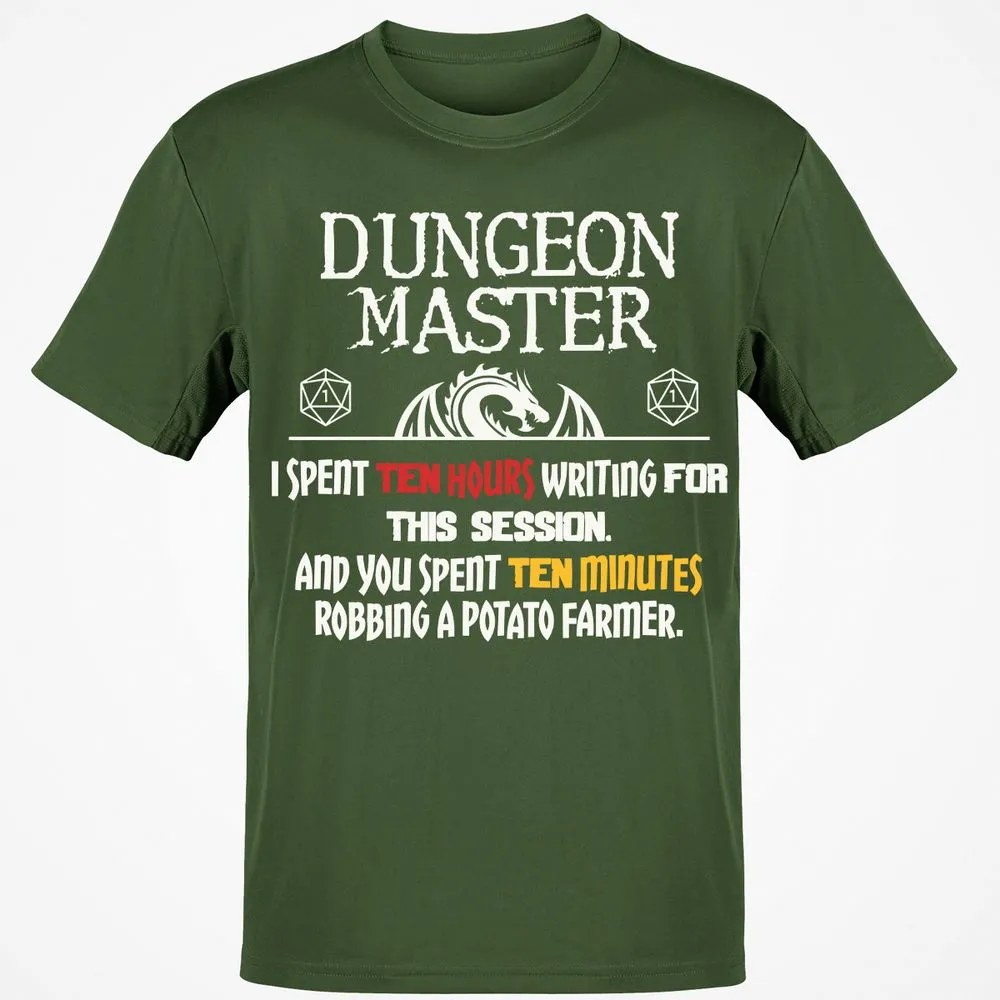 Dungeon Master Chaos Meme Classic Unisex T-Shirt - Military Green - 6