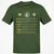 Coffee & Dragons RPG Stats Classic Unisex T-Shirt - Military Green - 6