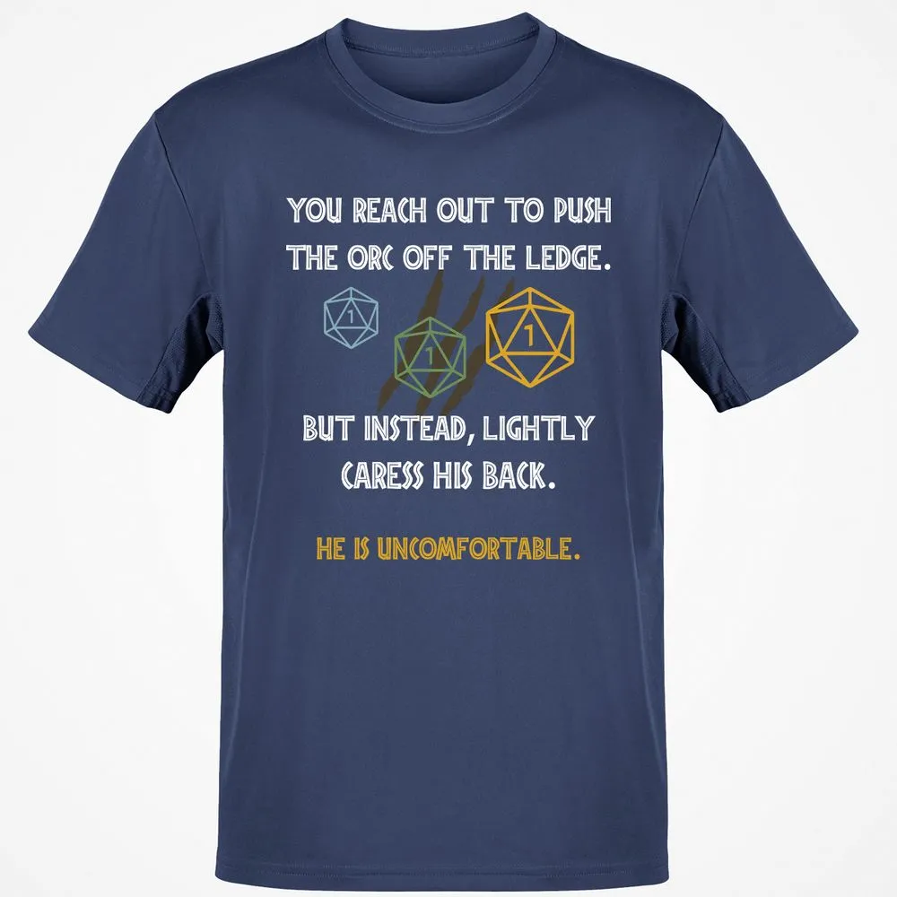 YOU REACH OUT TO PUSH Classic Unisex T-Shirt - Navy - 7